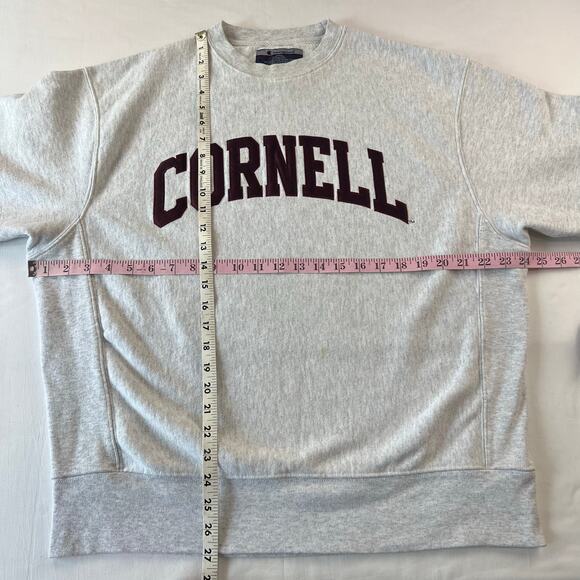 Champion Cornell University Crewneck Sweatshirt Reverse Weave Size Medium - Picture 5 of 6